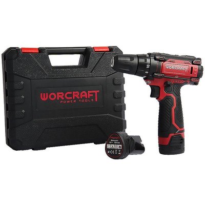 Шуруповерт Worcraft WCD-12 Li акумуляторний  + дві батареї і зарядний пристрій